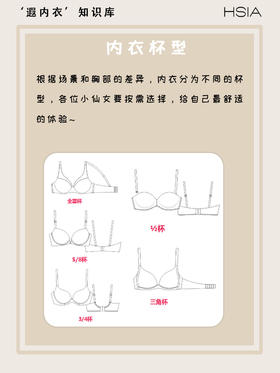 内衣杯型知识库！