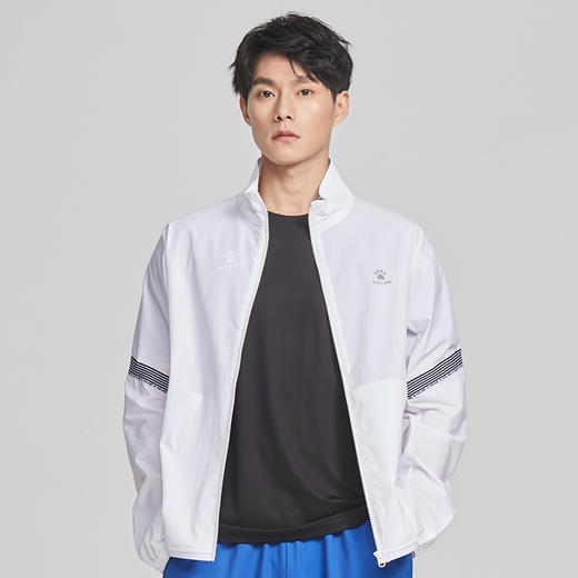 卡尔美运动外套春秋新款男士梭织茄克透气开衫训练上衣 商品图2