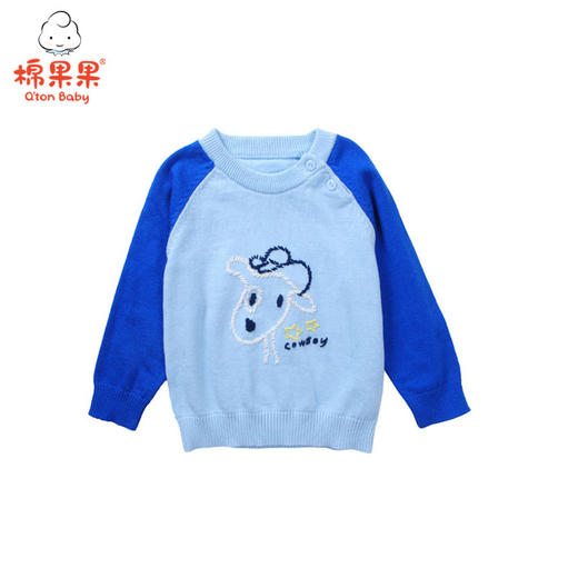 棉果果春秋款男童套头毛衫M112160218083 商品图0