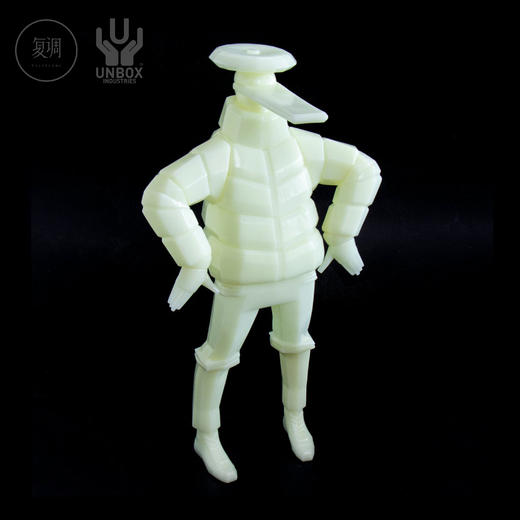 Unbox B boy 夜光版 TAKU OBATA SOFB BOY 搪胶 限定 潮流玩具 摆件 商品图3