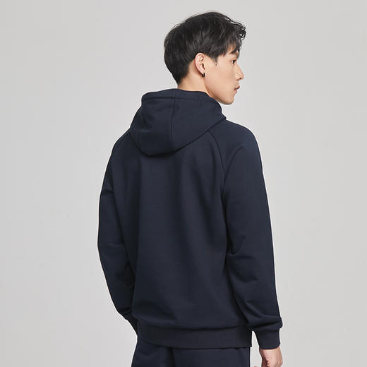 卡尔美运动休闲卫衣春秋季新款针织连帽套头衫男宽松上衣 商品图2