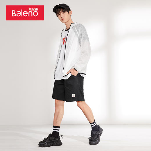 班尼路2021春夏新款风衣男轻薄透气宽松运动户外青少年长袖防晒衣 商品图2