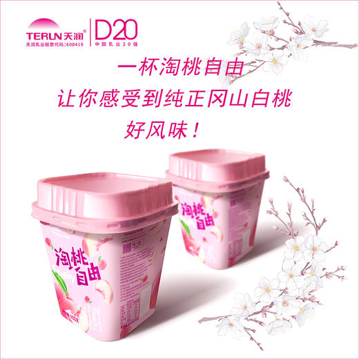 天润淘桃自由酸奶400g 商品图7