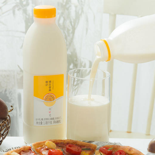 简爱裸百香果酸奶1L 商品图5