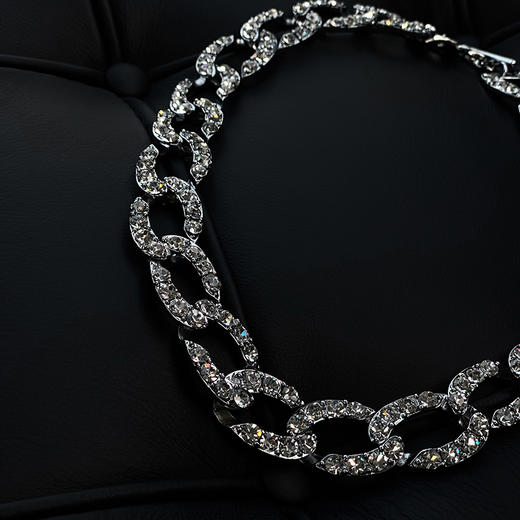 Unawares.FW20 捷克钻镶嵌古巴项链 商品图1