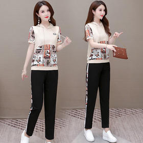 YWE  L21616时尚大码两件套装