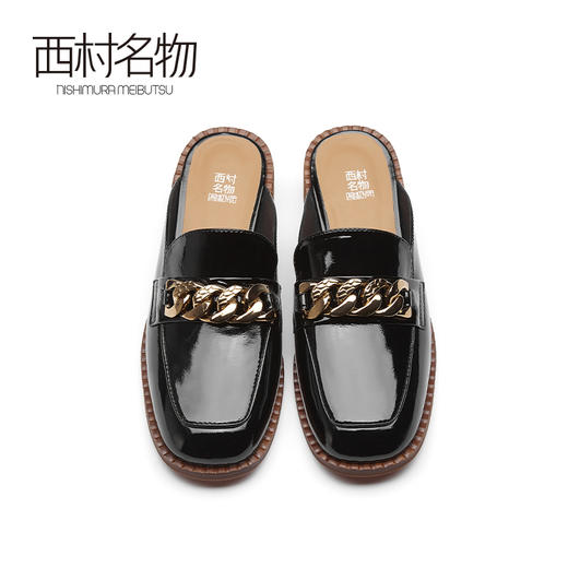 西村名物2021春季新款网红穆勒包头凉鞋外穿凉拖鞋女平底鞋X21AH14031 商品图2