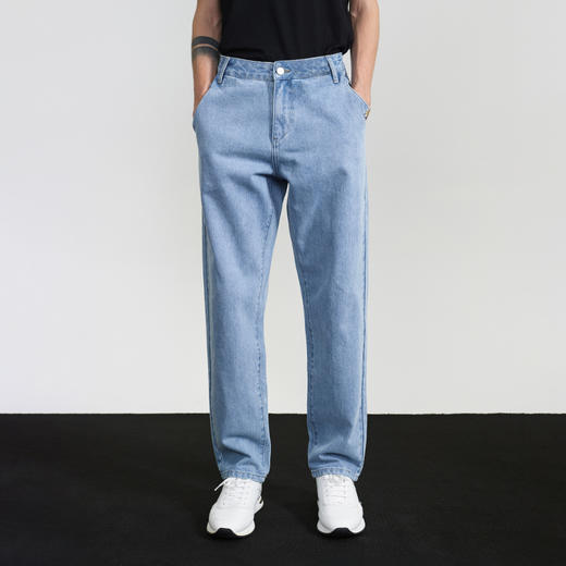 Unawares FW20 柔软水洗多边形口袋牛仔裤 商品图3