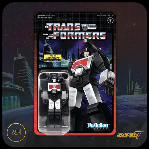 现货 Super 7 变形金刚 黑五限定 3.75挂卡 Transformers 微变 围城 复古 商品图7