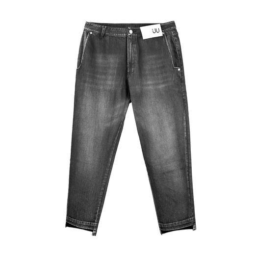 Unawares SS21 裤腿错位结构九分牛仔裤 商品图4