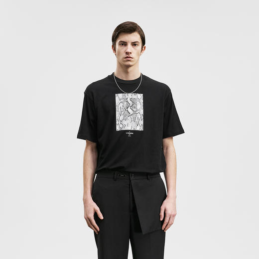 Unawares SS20 蛇纹叠加印花T恤 商品图2