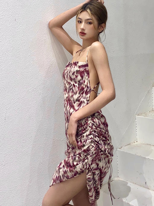 AGAM STUDIO 21SS原创 氛围感辣妹出游性感露背心机绑带连衣裙 商品图2