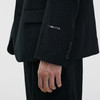 Unawares FW20 捷克钻带镶嵌单排扣条纹西装 商品缩略图3