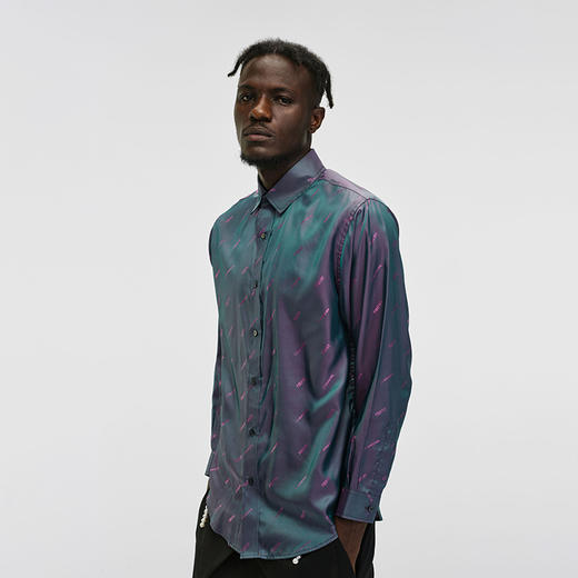 Unawares x FOURTRY 潮流合伙人联名满版字母组合衬衫 商品图1