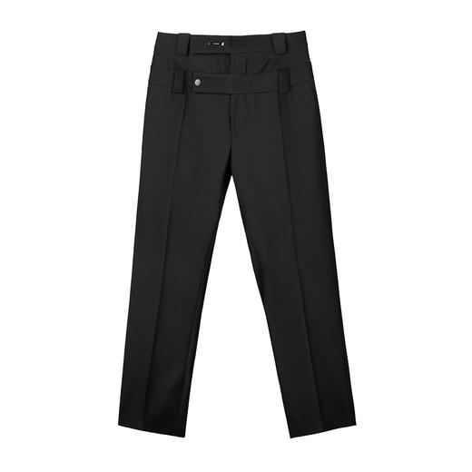 Unawares.SS21 双层腰标准长西裤 商品图4