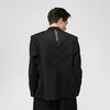 Unawares. SS21 立体压褶剪裁金属挂链双排扣西装 商品缩略图3