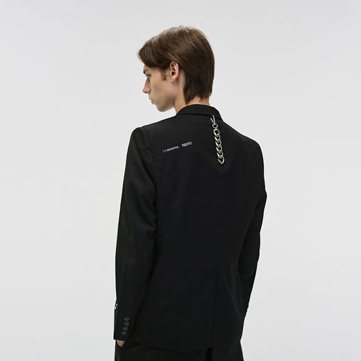 Unawares x FOURTRY 潮流合伙人联名胸针单排扣西装 商品图1