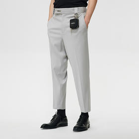 Unawares SS21 定制扣便携式可拆卸方形耳机包修身九分裤