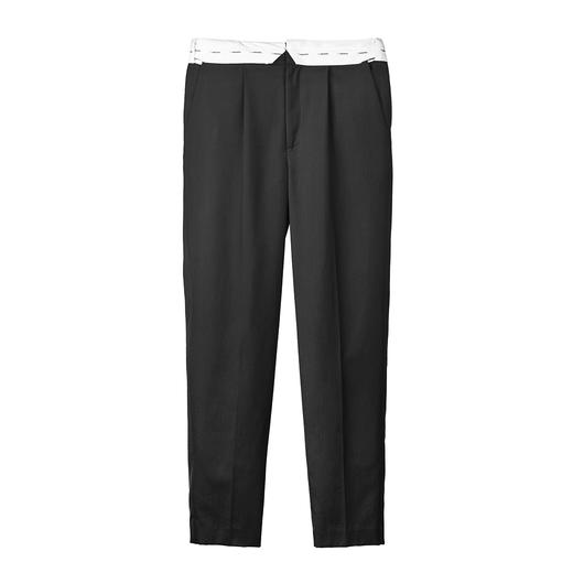 Unawares. FW20 LOGO印花腰衬单褶标准长西裤 商品图4