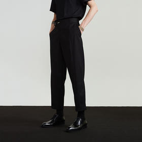 Unawares.FW20 军事扣收腰系统九分西裤