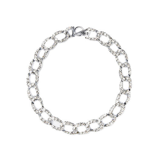 Unawares.FW20 捷克钻镶嵌古巴项链 商品图4