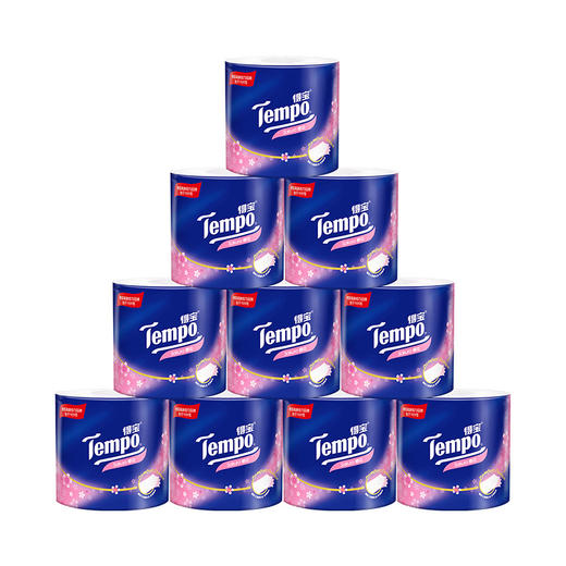 『得宝Tempo』樱花卷纸10卷+樱花印花手帕纸12包 商品图1