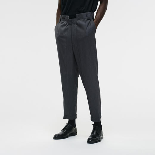 Unawares FW20 错位结构九分西裤 商品图2