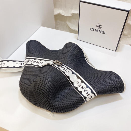 【CHANEL香奈儿】2021新款织带草帽 商品图7
