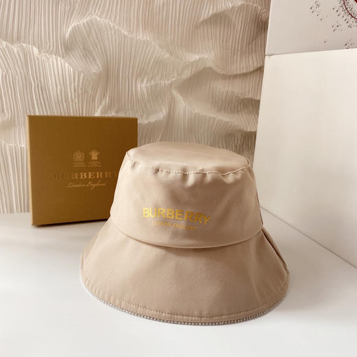 【巴宝莉】2021新款金色logo简约风渔夫帽 商品图6