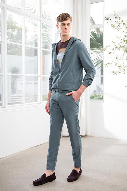 callisto砂洗亲肤莫代尔夹克  SQFEJ010Y 商品图2