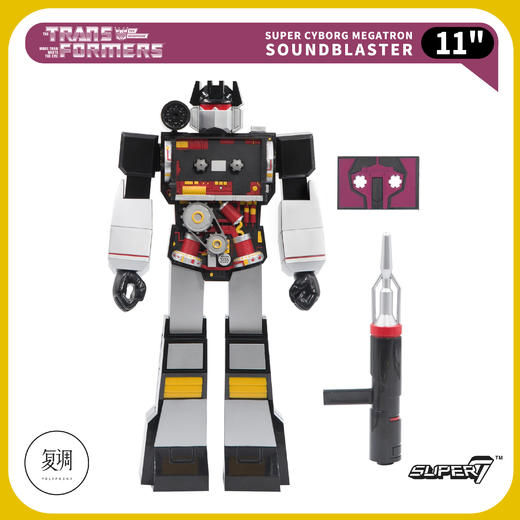 现货 Super7 变形金刚 围城 音板 声波 SoundBlaster 11英寸 商品图3
