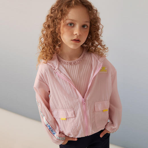 【坑条弹力t恤】夏新品女童短袖圆领t恤修身坑条弹力上衣 商品图3