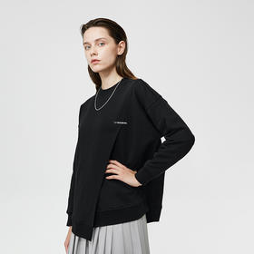 Unawares SS21 双裁片结构刺绣LOGO卫衣