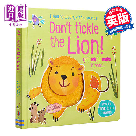 【中商原版】Touchy-Feely Sound Books： Dont Touch the Lion 触摸发声书：别摸狮子 低幼启蒙亲子绘本 触摸书 英文原版 0-3岁 商品图0