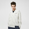 Unawares SS21 金属凸版徽章结构前幅剪裁条纹衬衫 商品缩略图0