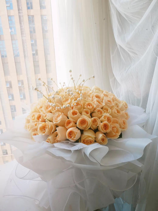 繁花如梦----99朵彩色玫瑰花束五选一 商品图3