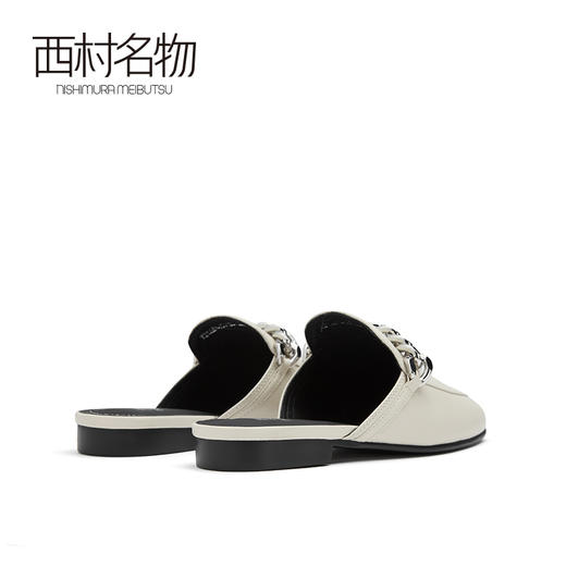 西村名物2021春季新款时尚马衔扣后空凉鞋穆勒鞋百搭女通勤T21AH14091 商品图3