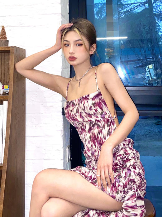 AGAM STUDIO 21SS原创 氛围感辣妹出游性感露背心机绑带连衣裙 商品图3