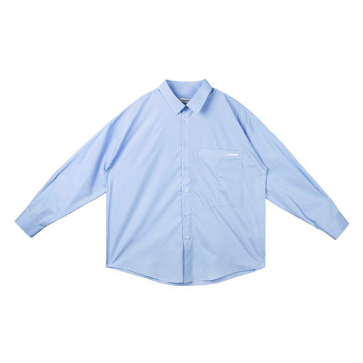 Unawares SS21 双层贴袋热转印LOGO宽松版型衬衫 商品图4