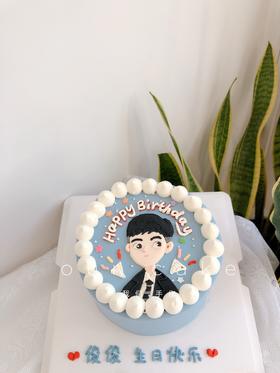 手绘动漫感男生男孩-低糖处理无添加