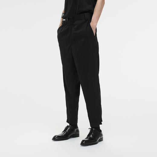 Unawares FW20 错位结构九分西裤 商品图0