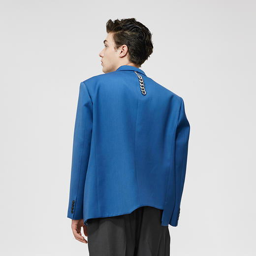 Unawares SS21 弧形缺失剪裁双口袋单排扣西装 商品图3