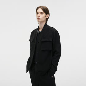 Unawares FW20 捷克钻带镶嵌多口袋双面呢夹克