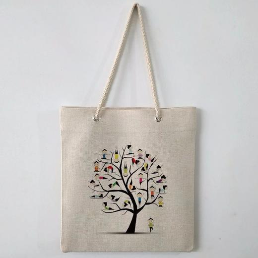 瑜伽包 | 升级版棉麻精品（瑜伽小人组合系列） 商品图0