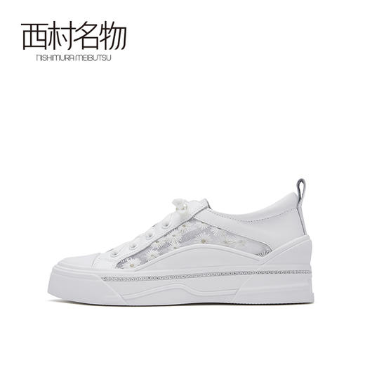 西村名物2021春季新款老爹鞋ins潮爆款小白鞋网红百搭运动鞋X21AM14971 商品图2