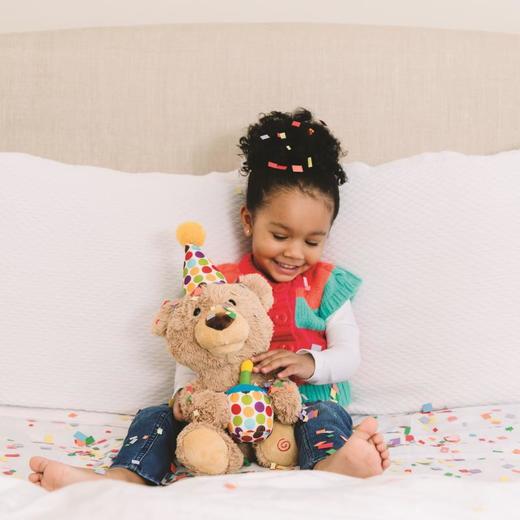 美国babygund儿童玩具生日快乐声动泰迪熊/生日熊 商品图5