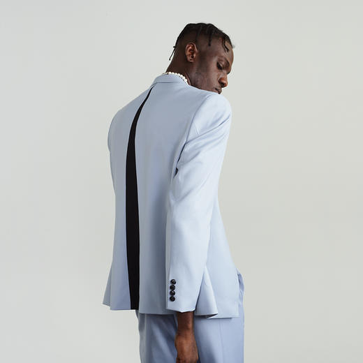 Unawares.FW20 开叉剪裁磁吸式单排扣休闲西装 商品图3