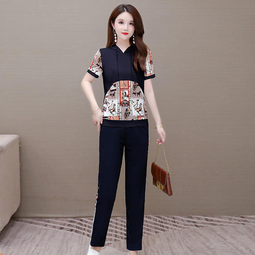 YWE  L21616时尚大码两件套装 商品图1