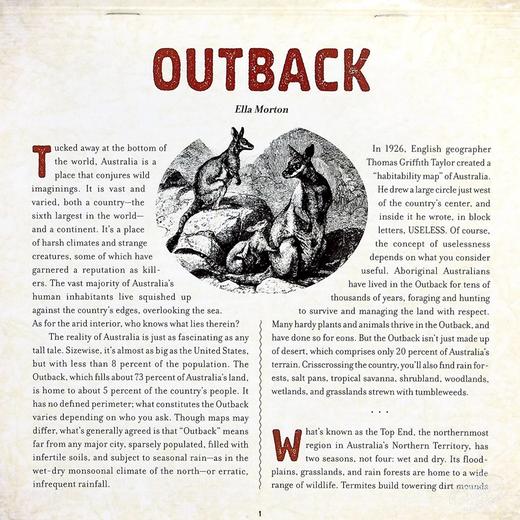 【中商原版】Outback 3D立体绘本陆地 The Amazing Animals of Australia 儿童STEAM与百科动物科普绘本 精装 英文原版 7-12岁 商品图3