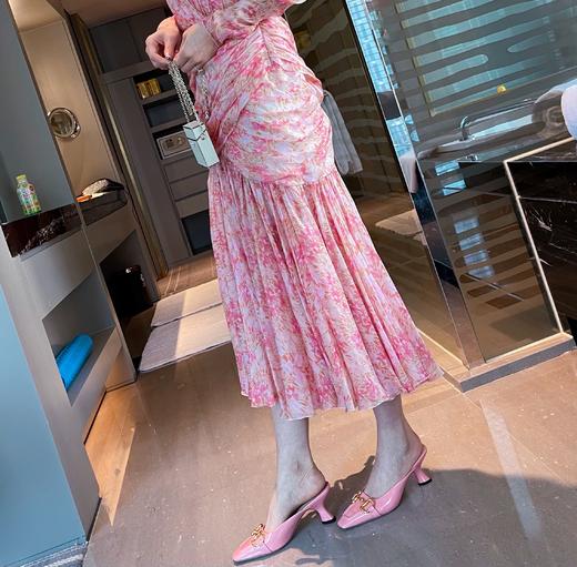 westory女鞋2021春夏季新款中跟穆勒凉鞋W21AH52931 商品图1